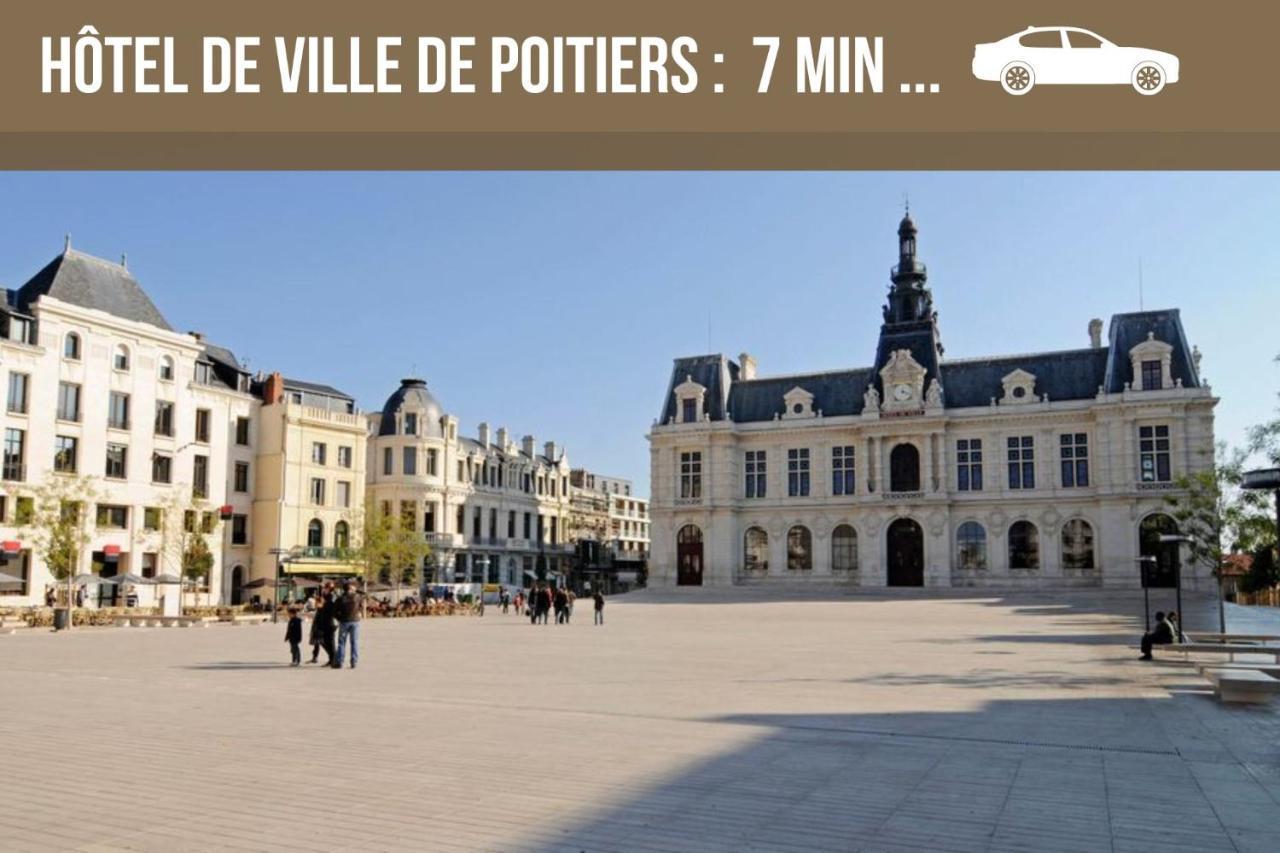 Bellejoie - Appartement T3- Poitiers Sud - Direct Futuroscope - Parking Et Wifi Gratuit ภายนอก รูปภาพ