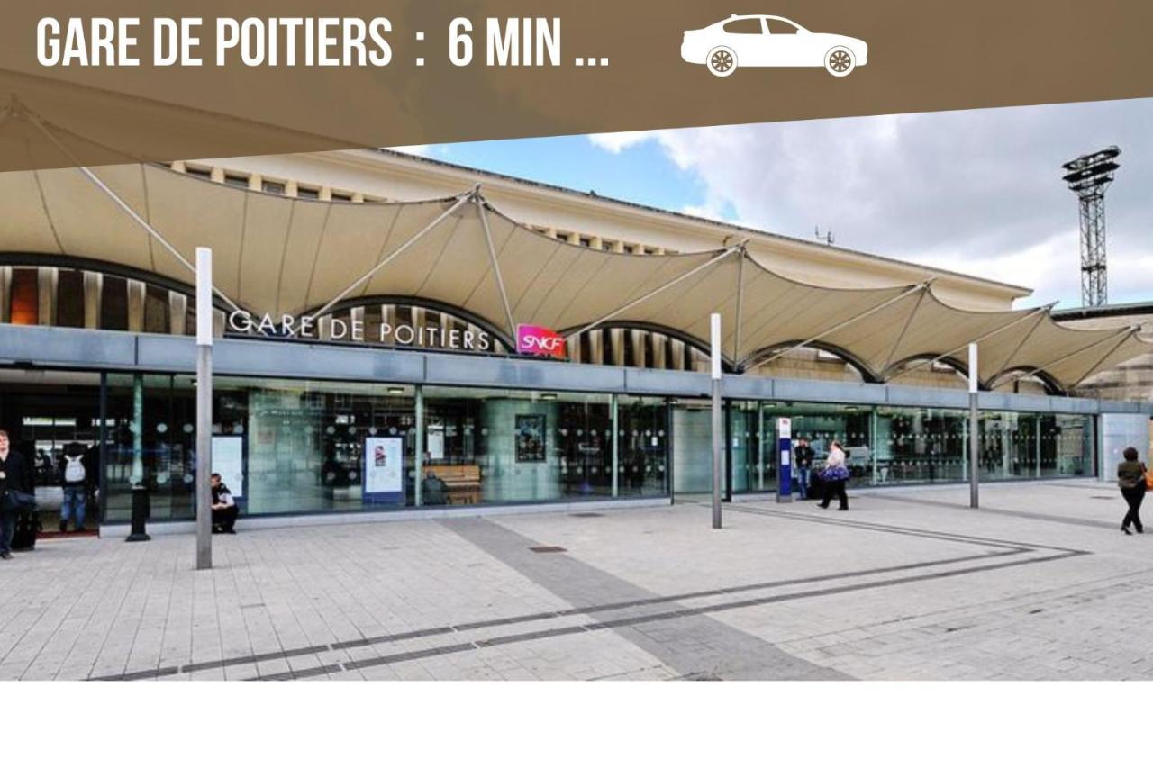 Bellejoie - Appartement T3- Poitiers Sud - Direct Futuroscope - Parking Et Wifi Gratuit ภายนอก รูปภาพ